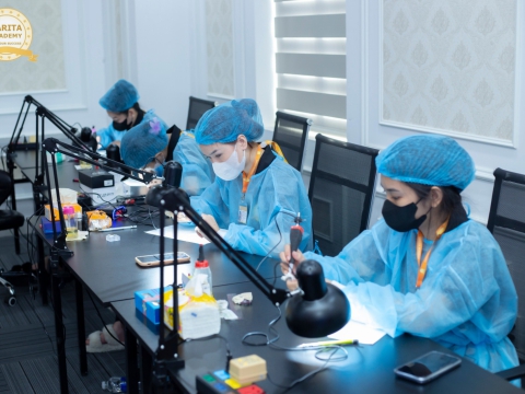 Hội thi tay nghề giỏi tại Carita Academy đợt 1 năm 2024