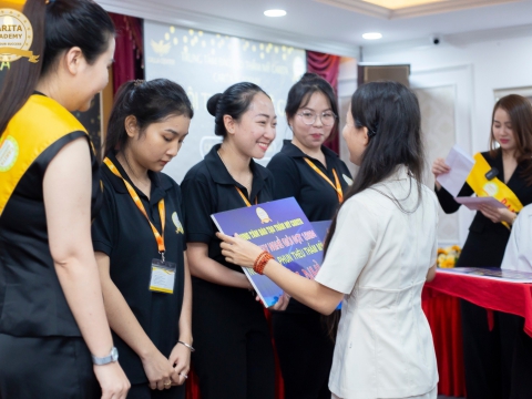 Hội thi tay nghề giỏi tại Carita Academy đợt 1 năm 2024