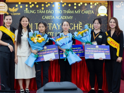 Hội thi tay nghề giỏi tại Carita Academy đợt 1 năm 2024