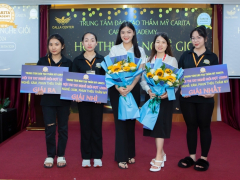 Hội thi tay nghề giỏi tại Carita Academy đợt 1 năm 2024