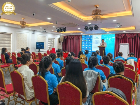 TRƯỜNG CAO ĐẲNG Y DƯỢC THAM QUAN TRUNG TÂM CARITA