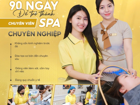 90 NGÀY ĐỂ TRỞ THÀNH CHUYÊN VIÊN SPA CHUYÊN NGHIỆP