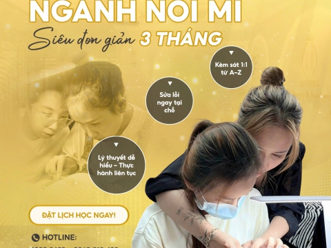 Bắt đầu ngành nối mi siêu đơn giản