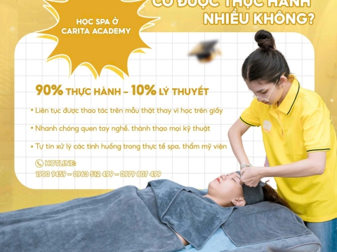 Học ở Carita có được thực hành nhiều không?