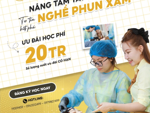 Nâng tầm tay nghề Phun Xăm
