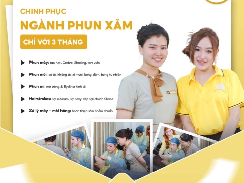 Chinh phục ngành Phun xăm chỉ với 3 tháng